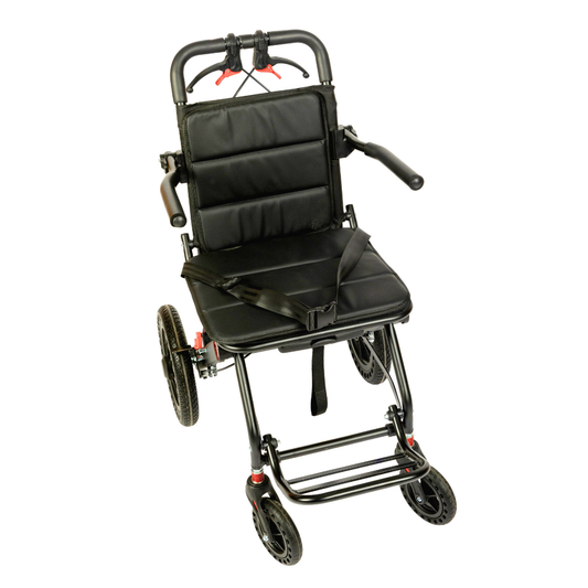 Aasraa Flyte Lite AR127B | Lightweight Travel Wheelchair (16 Inch Seat Width / AL Frame)