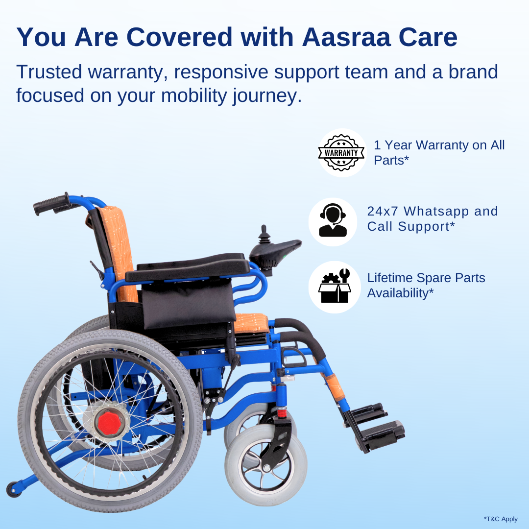 Aasraa Power Taakat AR301D | Heavy Duty Bariatric Power Wheelchair