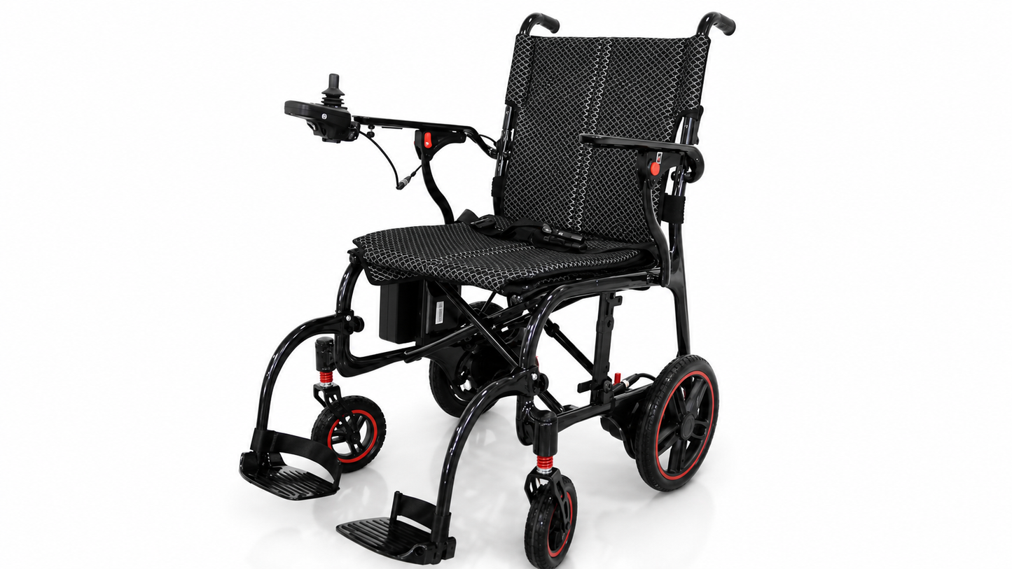 Aasraa Power Air 1 ARC01B | Ultra-Lightweight Carbon Fibre Electric Wheelchair