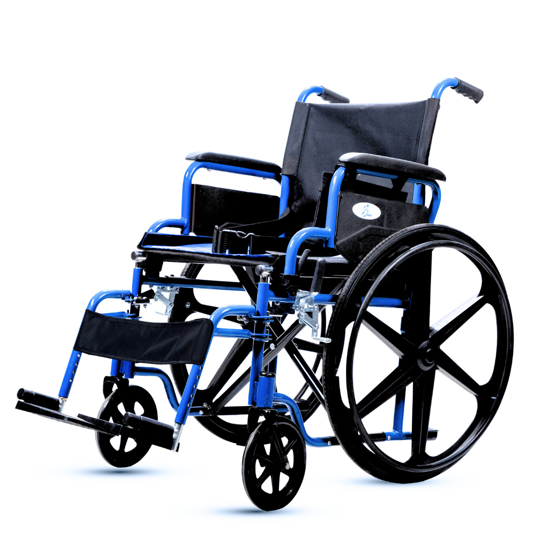 Aasraa Sturdi AR803E | Designed For Daily Use Manual Wheelchair