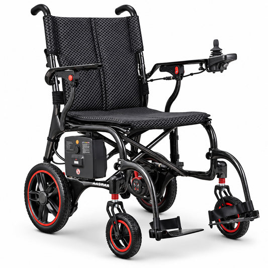Aasraa Power Air 1 ARC01B | Ultra-Lightweight Carbon Fibre Electric Wheelchair