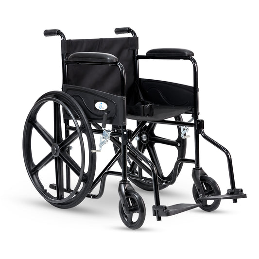 Aasraa Budget AR209B | Compact Folding Wheelchair