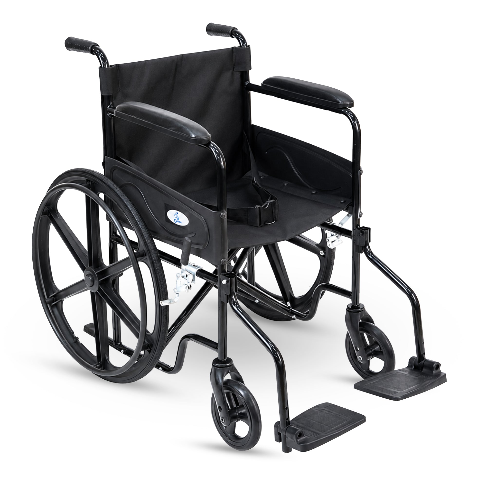 Aasraa Budget AR209B | Compact Folding Wheelchair