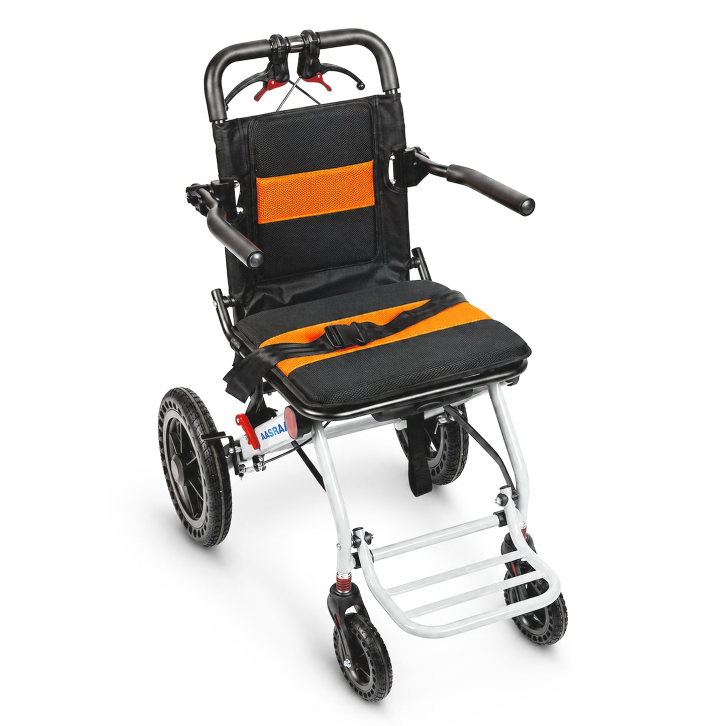 AASRAA Flyte Go AR107Y | Lightweight Travel Wheelchair (15 Inch Seat / MS Frame)
