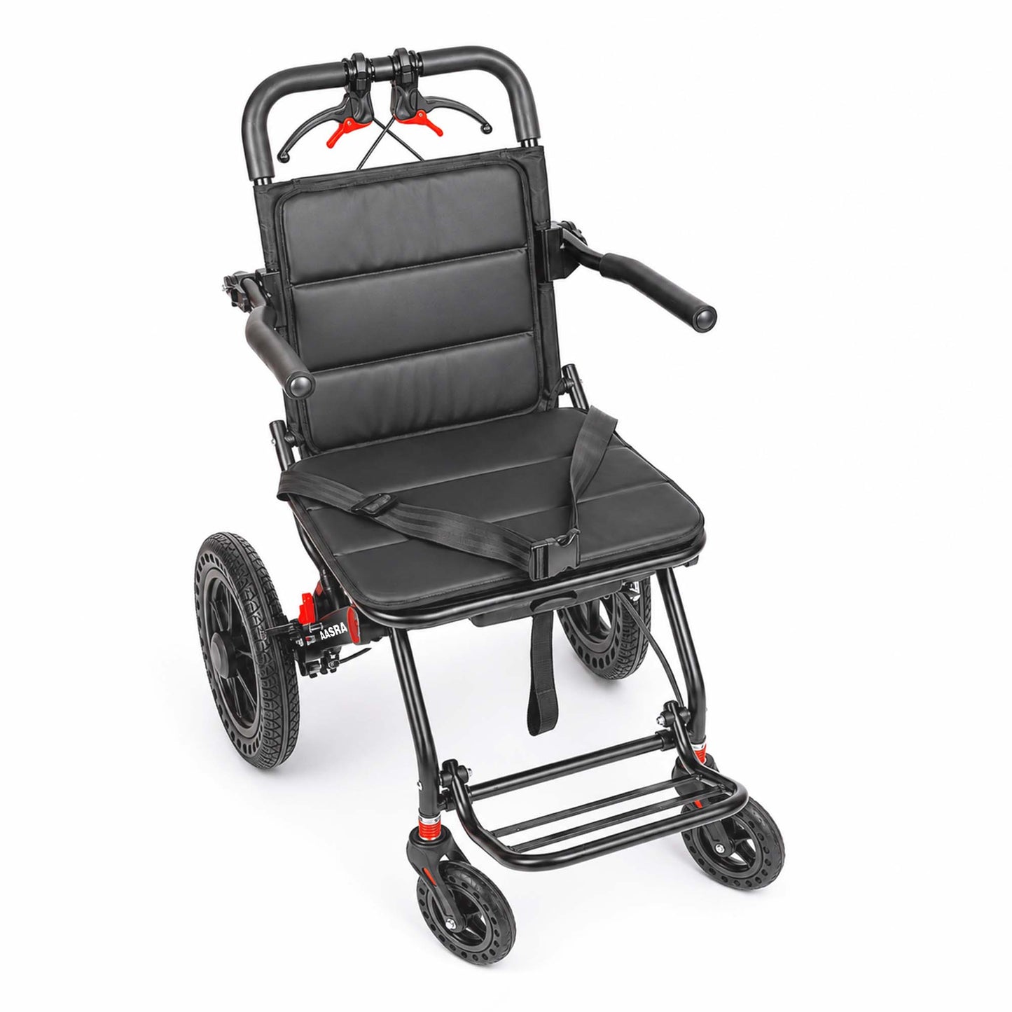 Aasraa Flyte Lite AR127B | Lightweight Travel Wheelchair (16 Inch Seat Width / AL Frame)