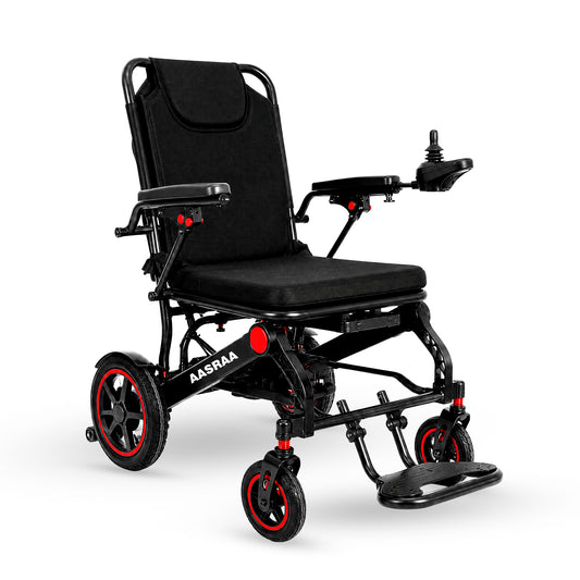 Aasraa Power Vaayu AR921B | Lightweight Travel Electric Wheelchair