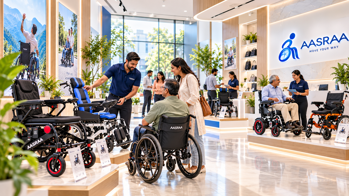 Aasraa electric wheelchair